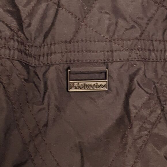 Vintage EDELWEISS SKI JACKET Women Black Size Medium - Picture 9 of 15